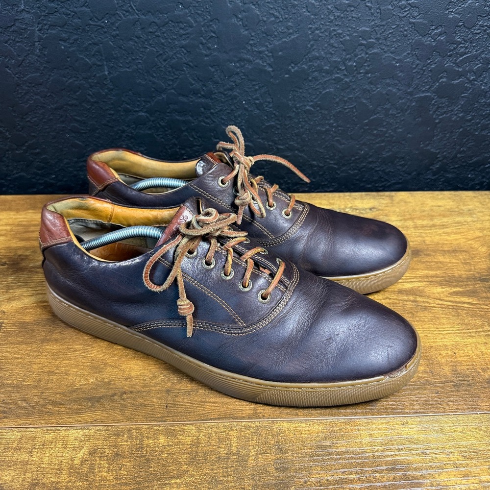 Sperry Gold Cup Sport Casual STS11785 Brown Leather Sneaker Mens Size 12M